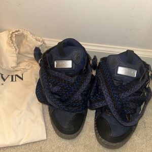 Lanvin curb sneakers